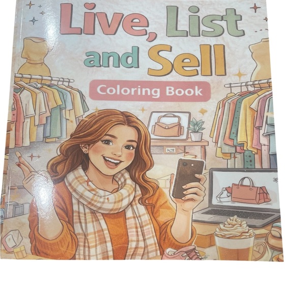 Live , List and Sell Adult and Teen Coloring Book for Resellers - Picture 10 of 12